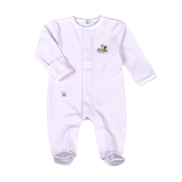 Pink Mallard Duck Footie