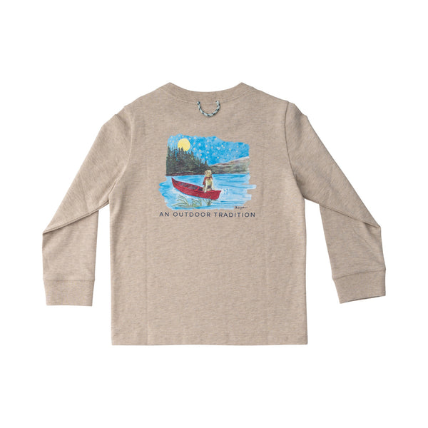 LS Moonlight Paddle with Lab Shirt- Trench Coat Heather