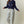 Floral Printed Waist Tie Denim Pants- Cream/Blue