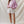 Ditsy Flower Printed Sporty Shorts- Pink