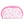 Pretty Pink Toile Oval Cosmetic Bag