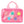 Pink Star Large Cosmetic Bag