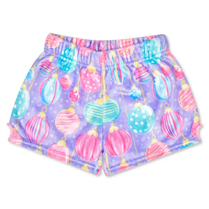 Dazzling Ornaments Plush Shorts