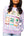 Lavender, Blue & Pink Stripe Mahjong Tile Sweater- (Women's)