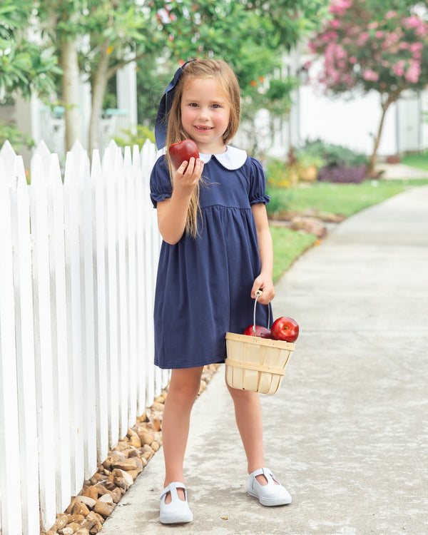 Charlotte Dress- Navy