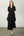Tiered Texture Maxi Dress- Black