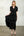 Tiered Texture Maxi Dress- Black