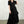 Tiered Texture Maxi Dress- Black