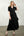 Tiered Texture Maxi Dress- Black
