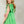 Tiered Texture Maxi Dress- Green