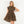 Flutter Sleeve Print Midi Dress
