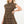 Flutter Sleeve Print Midi Dress