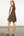 Flutter Sleeve Print Midi Dress