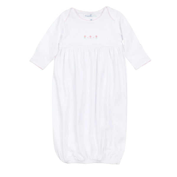 Juliette's Classics Gathered Gown- Pink