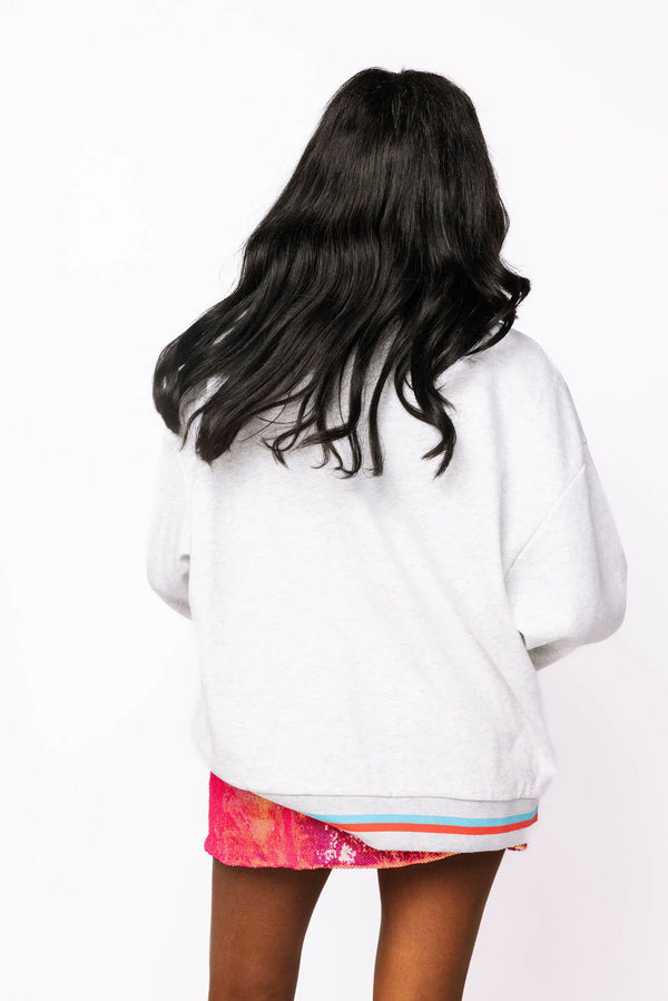 Grey 'Math' Icon Sweatshirt- (Women's)
