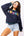 Navy 'Science' Icon Sweatshirt- (Women's)