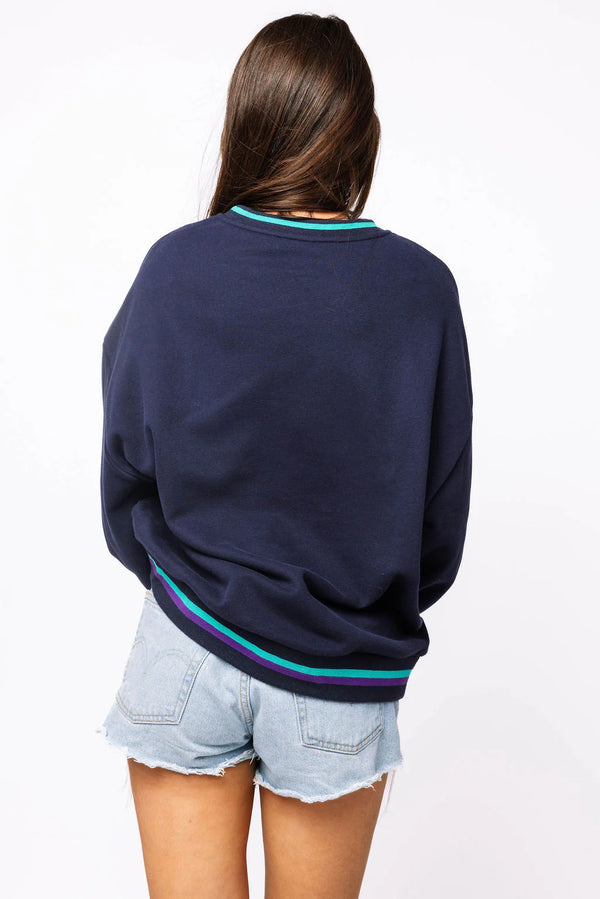 Navy 'Science' Icon Sweatshirt- (Women's)