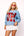 Licensed Ole Miss Metallic Word W/ Icons Sweatshirt- (Women's)