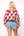 Licensed Ole Miss Knit In Mascot Rhinestone Cardigan-(Women's)