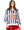 Navy & White Striped School & School Bus Sweatshirt-(Women's)