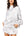 Grey Rhinestone Forest Camo Mockneck Sweatshirt- (Women's)