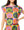 Multi Checkered Pumpkin Knit Top- (Women's)