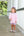 Katherine Bloomer Set- Light Pink Stripe/Lavender