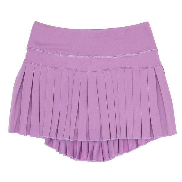 Mini Pleated Skort- Solid Lavender