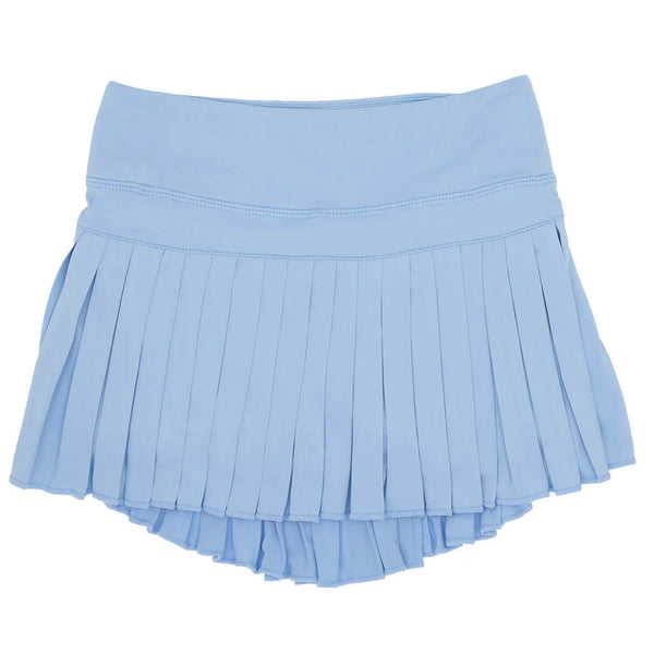 Mini Pleated Skort- Solid Light Blue