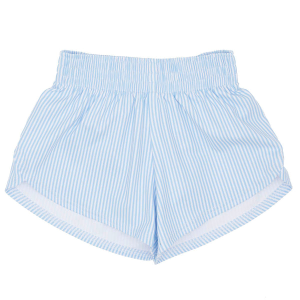 Light Blue Striped Steph Short