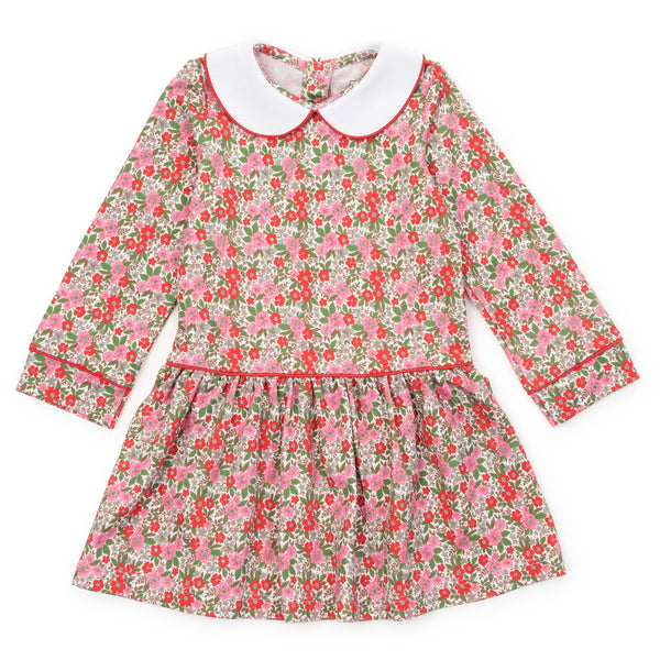Lillian Dress- Floral Noel