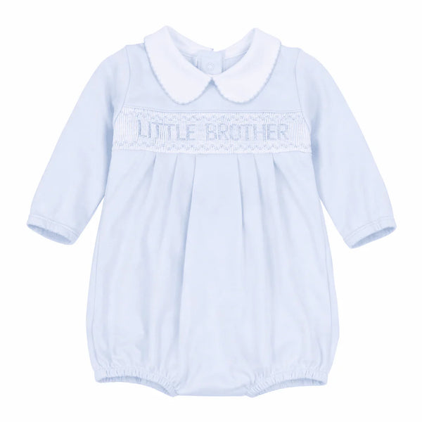 Little Brother Smocked LS Bubble