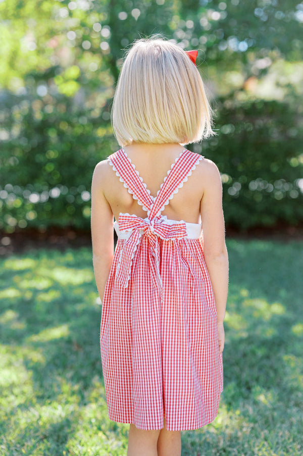 Liberty Dress- Red Check