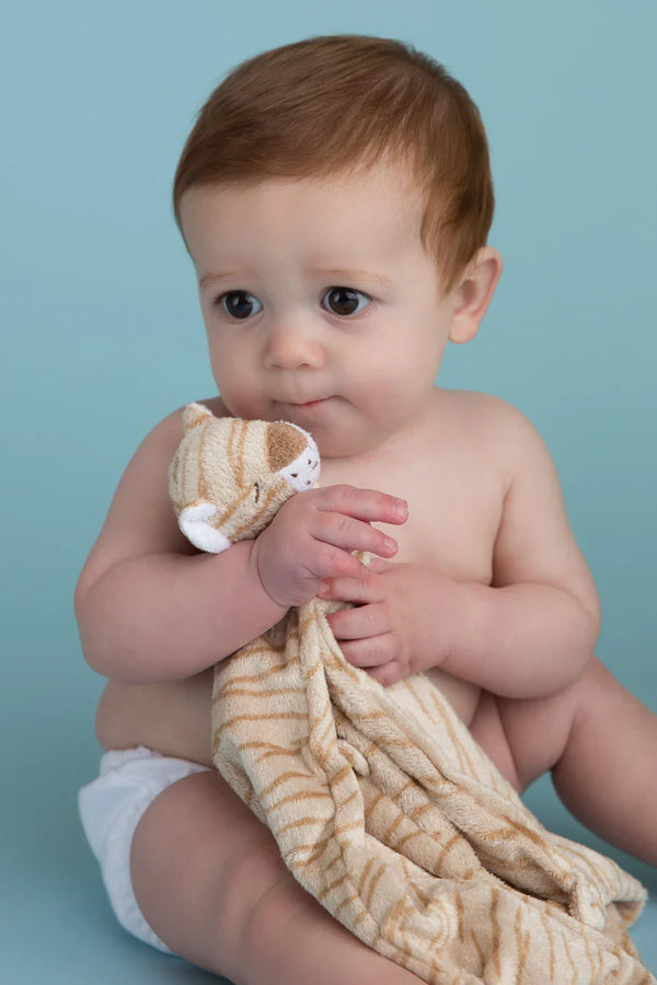 Lovie Blankie- Tan Tiger