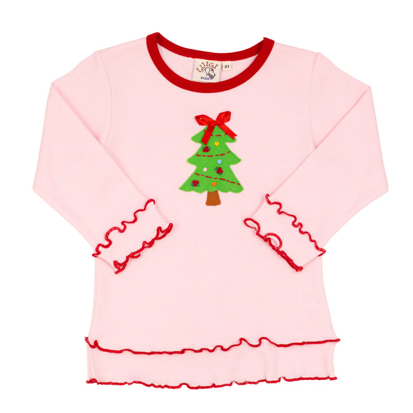 Sweet Christmas Tree LS Top