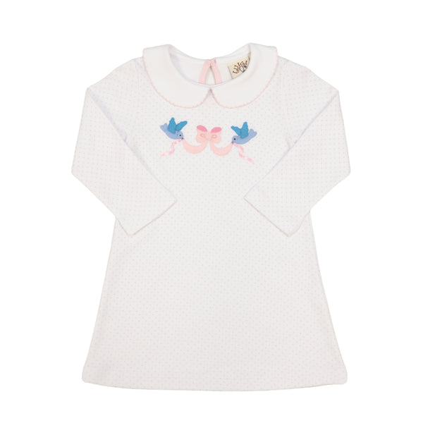 The Midnight Bluebird LS Dress