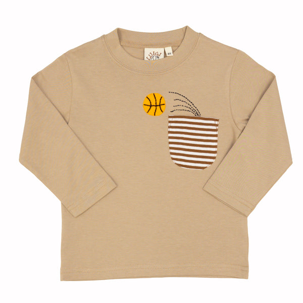 Basketball Shot Pocket LS Shirt