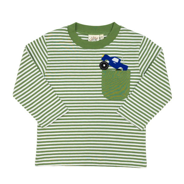 Monster Truck Pocket LS Shirt