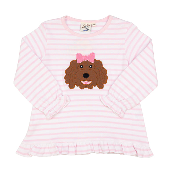 Doodle Ruffle Top