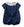 Navy Deluxe Velvet Bubble With Lace