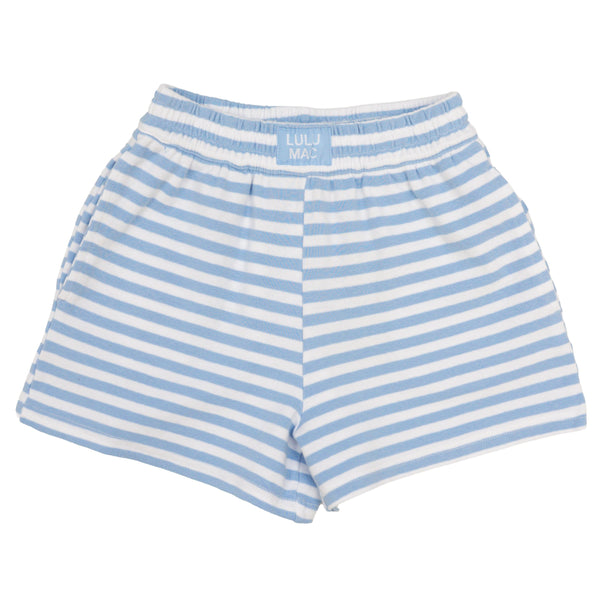 Light Blue Stripe Short