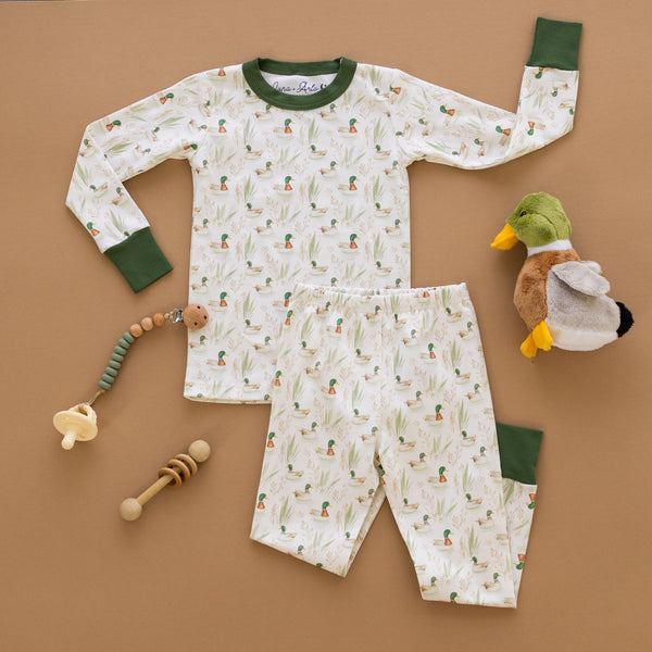 Mallard's Pond Long Pajamas