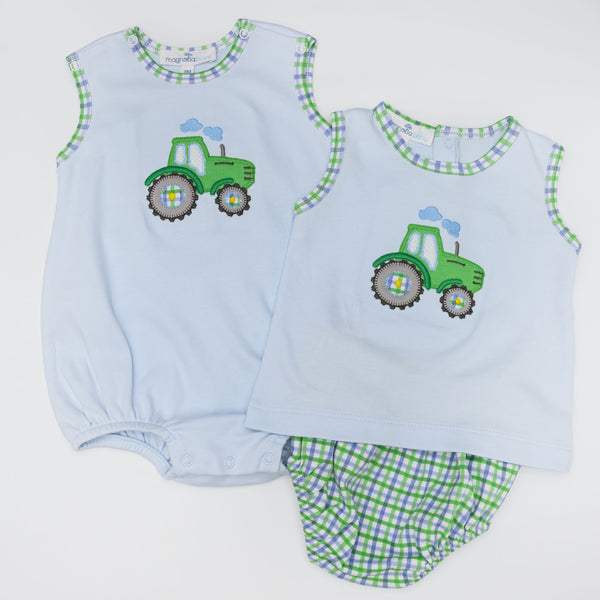 Tractor Tales Applique Diaper Cover Set