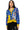 Multi School Supplies Ruler Trim Button Up Cardigan- (Women's)