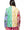 Colorblock Stripe Teacher Icon Button Up Cotton Top- (Women's)