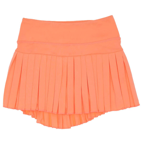Mini Pleated Skort- Solid Melon
