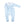 Mini Checks Collared Footie- Blue