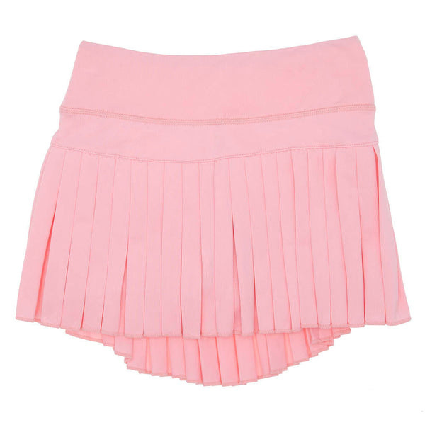Mini Pleated Skort- Solid Pink