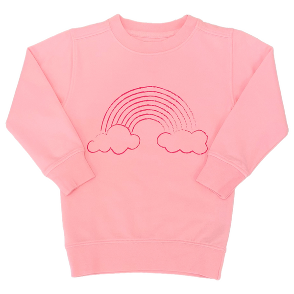 Light Pink Rainbow Sweatshirt