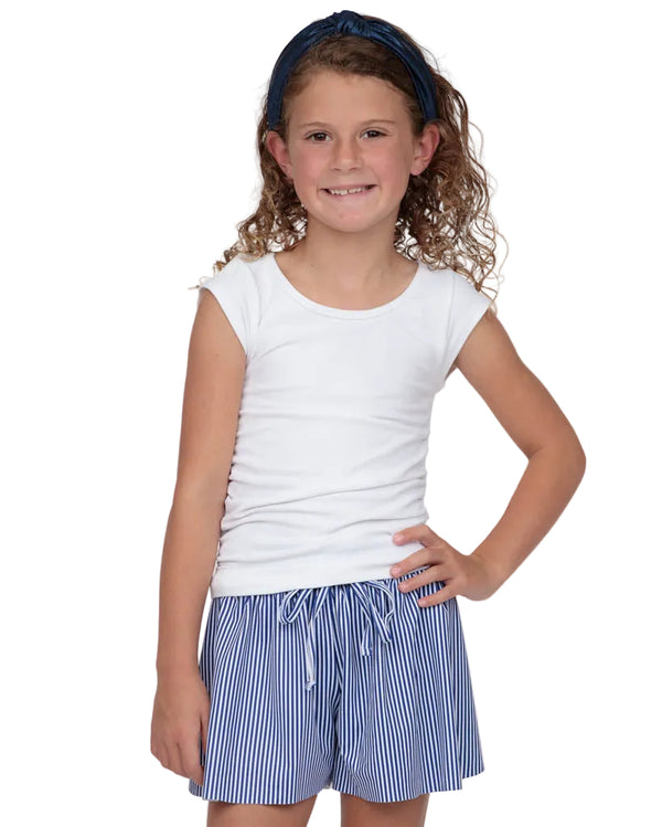 Navy Stripes Butterfly Short